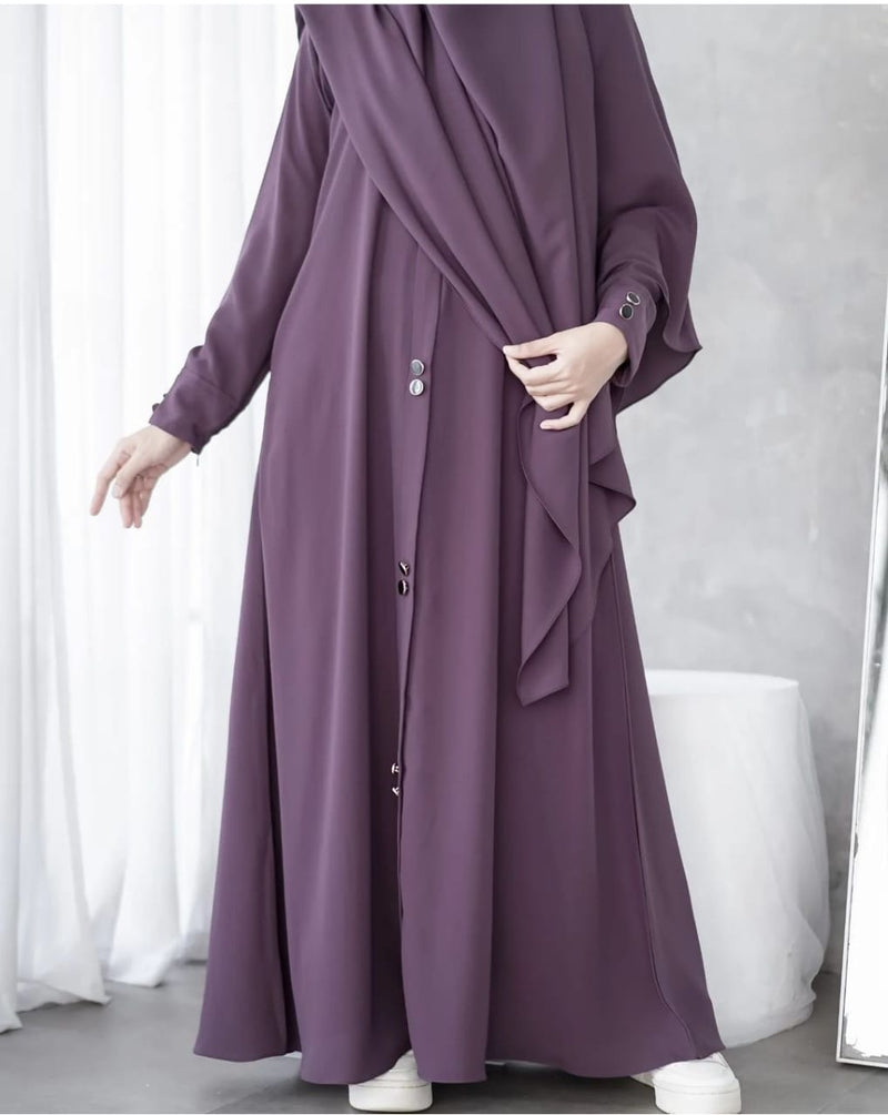 Mirha Abaya with stoller