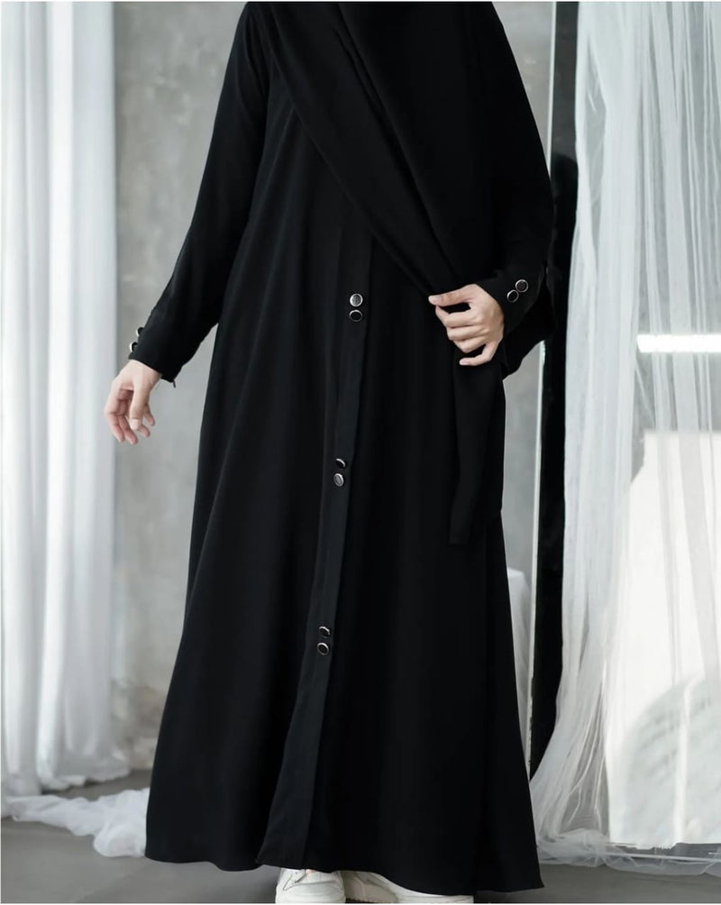 Mirha Abaya with stoller