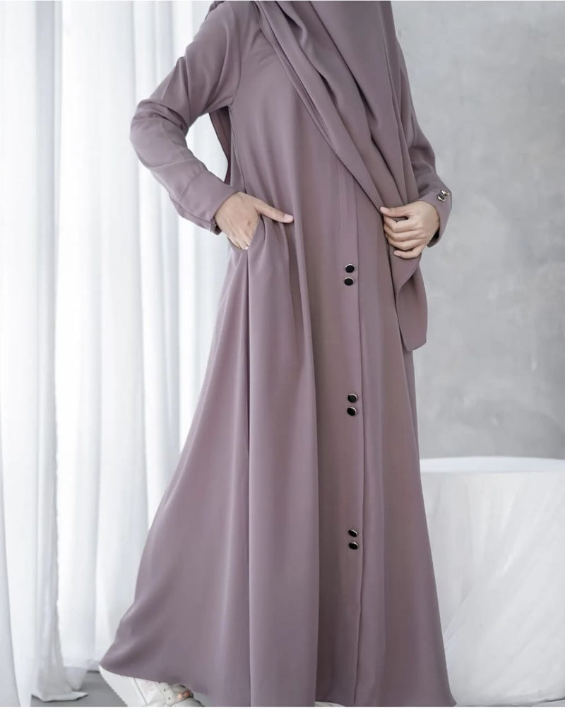 Mirha Abaya with stoller