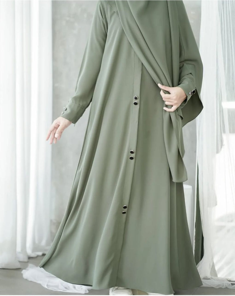 Mirha Abaya with stoller