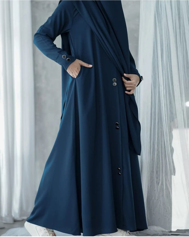 Mirha Abaya with stoller